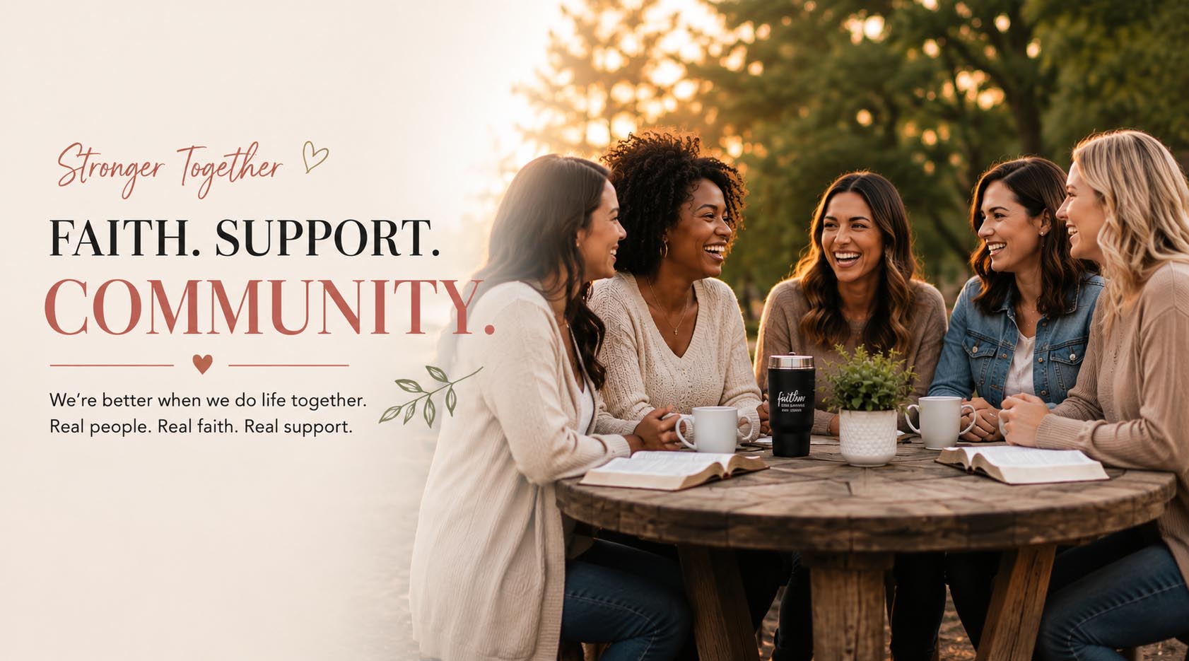 Women growing together through faith, support, and community