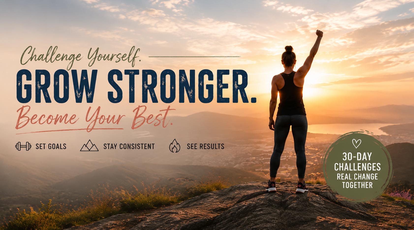 Challenge yourself, grow stronger, and become your best